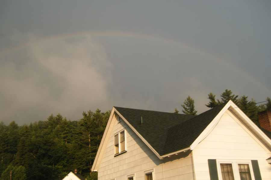 NY - AuSable Forks A Rainbow Appears